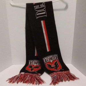 DC United MLS Soccer Futbol Football Team Volkswagen Logo Acrylic Knit Scarf